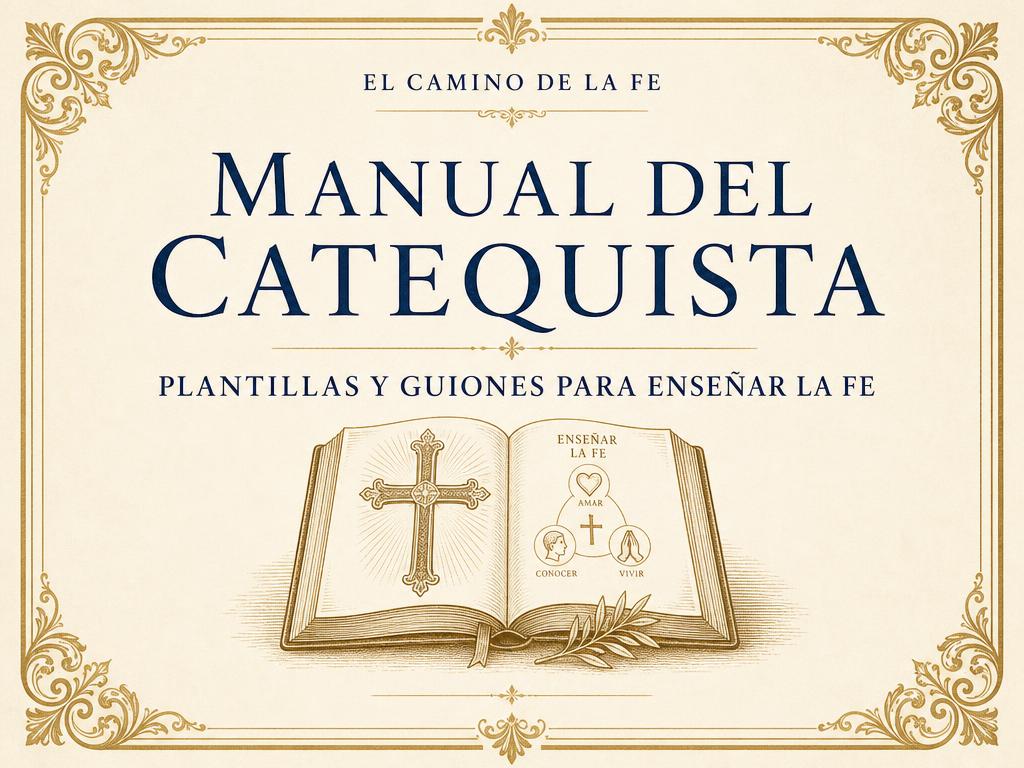 Portada: Manual del Catequista (PDF con plantillas)
